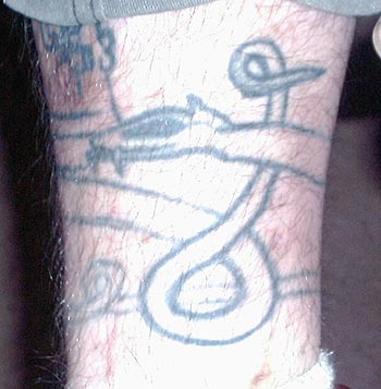 Really bad tattoo - Snake