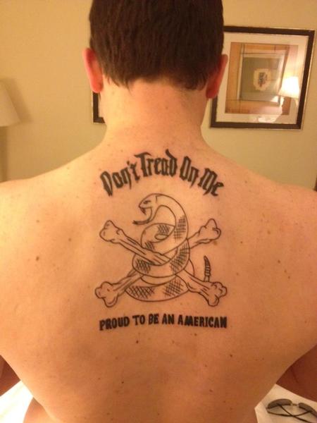 Bad Tattoos - Dont Tread On Me