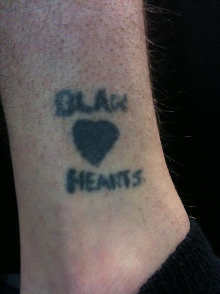Bad Tattoos - Blak Hearts