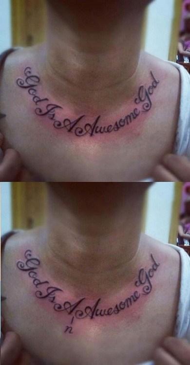 Bad Tattoos - Nice photoshop save!