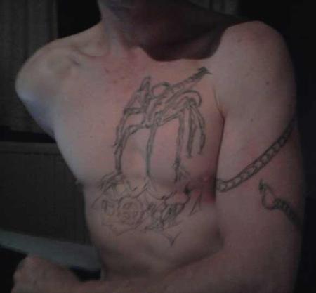 Alien Facehugger Tattoo