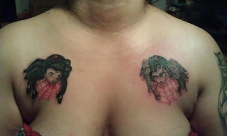 Bad Tattoos - spider tattoos