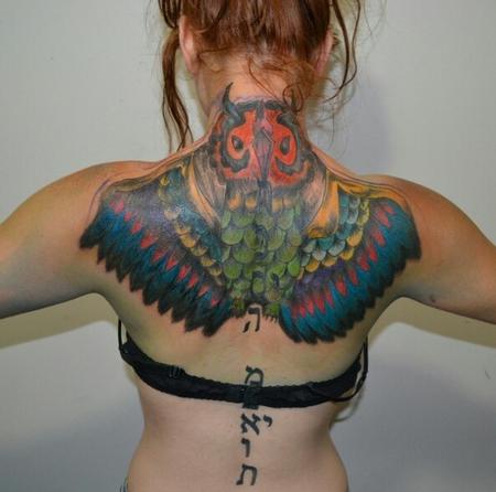 Bad Tattoos - owl or moth?