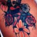 Tattoos - Dagger and flowers - 2204