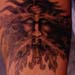 Tattoos - Green Man Face - 2132