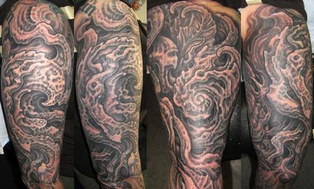 Tattoos - Biomech Half Sleeve - 114071