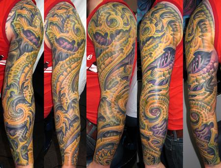 Tattoos - Biomech Sleeve - 114074