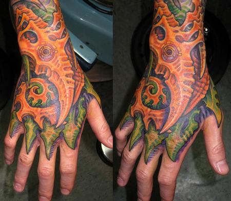 Tattoos - Bio Mech Hand - 108223