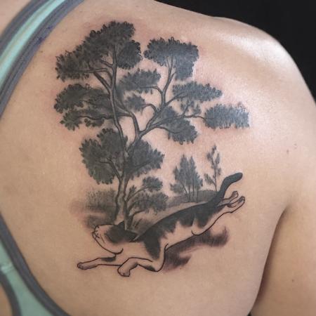 Bri Howard - Cat nature tattoo