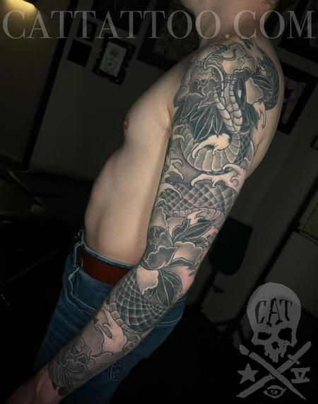 Tattoos - Snake Sleeve - 146301