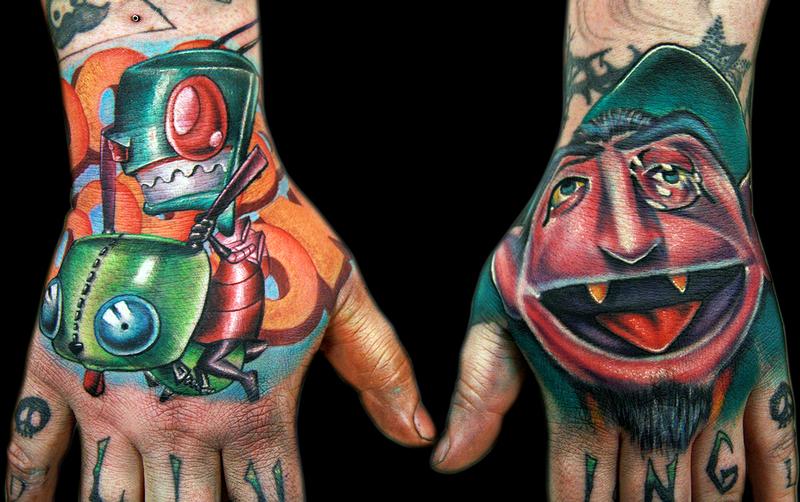 Zim and Count hands by Cecil Porter