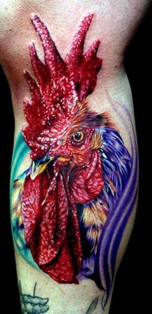 Cecil Porter - Rooster Tattoo