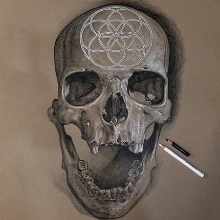 Christian Perez  - Skull Sketch