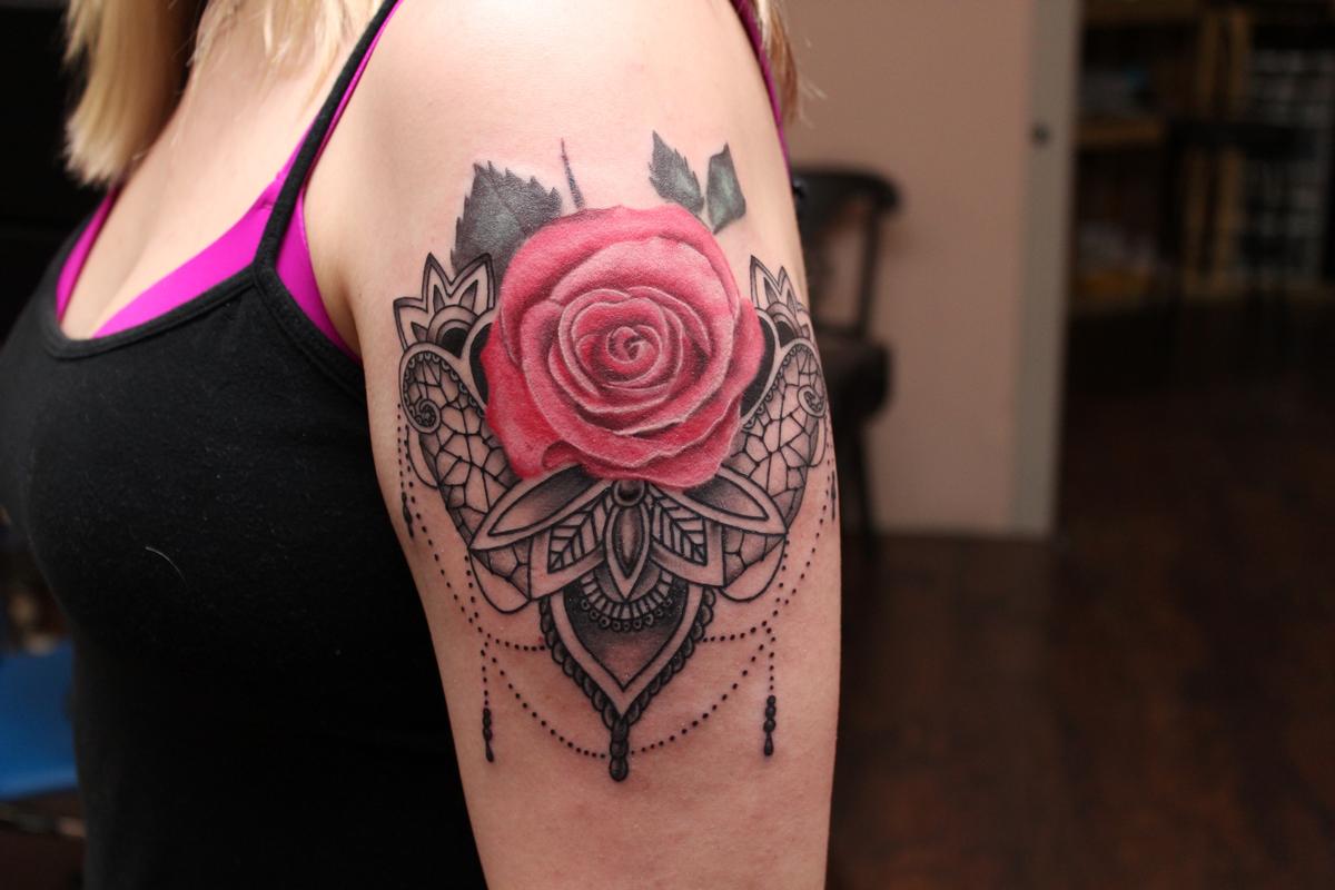 Deft Tattoo Studio Tattoos Joshua Nordstrom Rose and