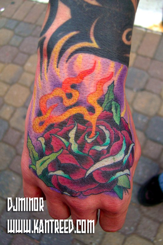 Tattoos - DJ Minor - Rose from atl