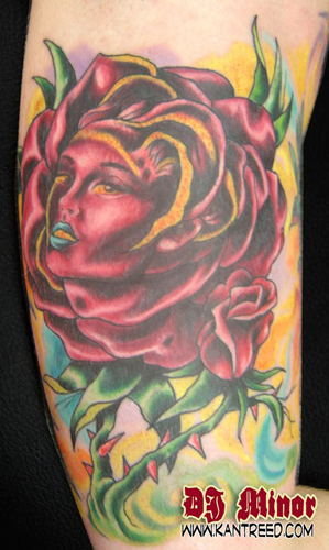 Tattoos - DJ Minor - rose