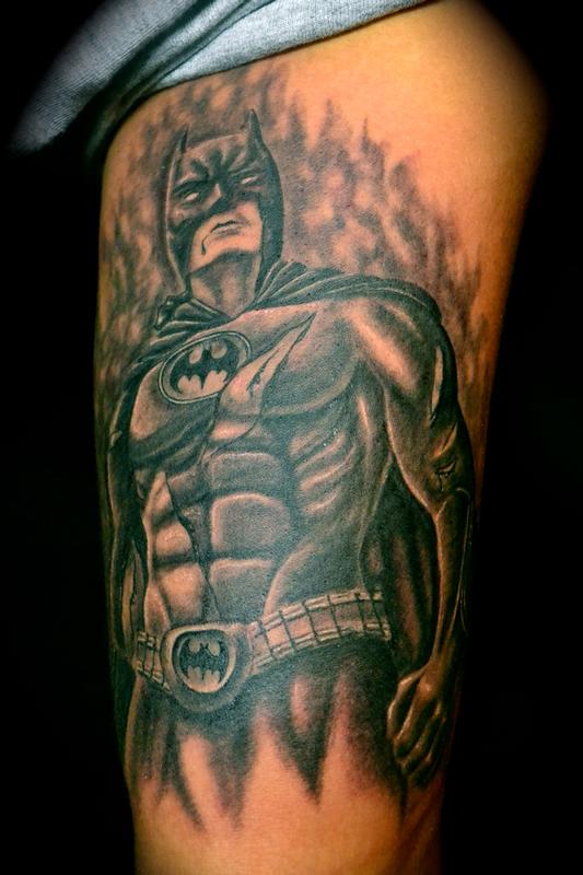 Tattoos - Batman Bruised an Bloodied - 58218