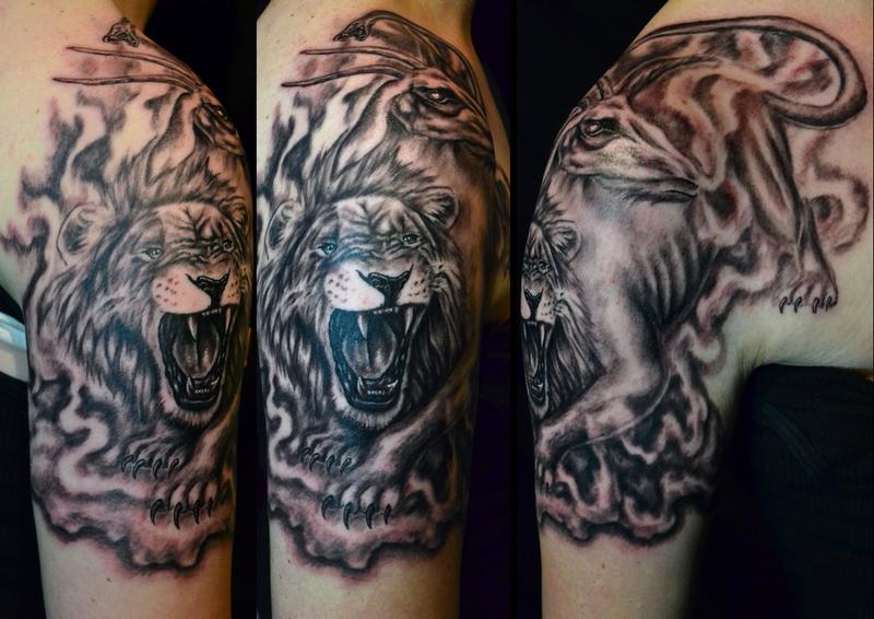 Tattoos - Mythical Greek Chimera - 59159