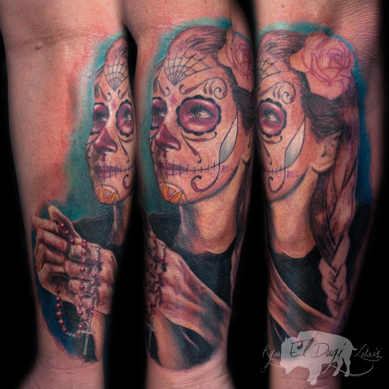 Tattoos - Day of the Dead Portrait - 111430