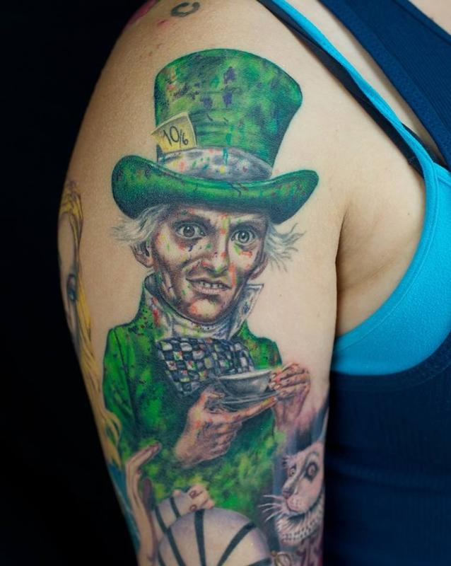 Tattoos - Mad hatter portrait  - 77298