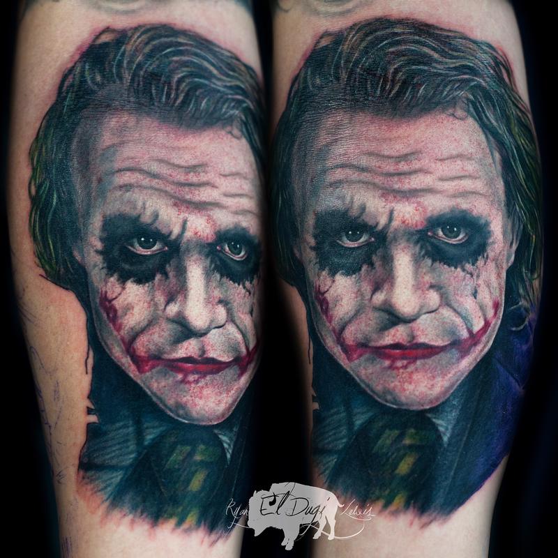 Tattoos - Heath Ledger Joker  - 108274