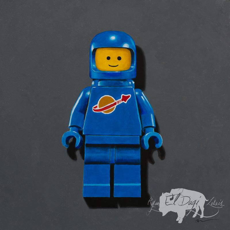 Tattoos - Blue Lego Spaceman - 114327