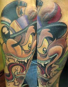 Looking for unique  Tattoos? Big Bad Wolf Tattoo