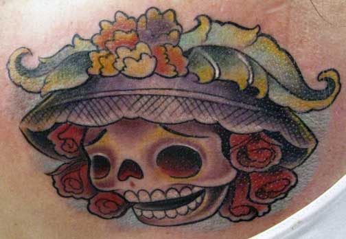 day of dead tattoos. day of the dead tattoos.