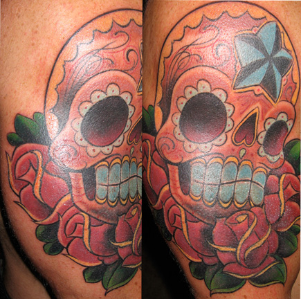 Jime Litwalk - Day of the dead skull. 