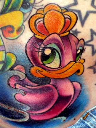 Looking for unique  Tattoos? Queen Ducky