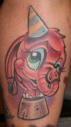 Looking for unique  Tattoos? Lil Elephant