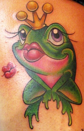 Looking for unique  Tattoos? WQueen Frogy