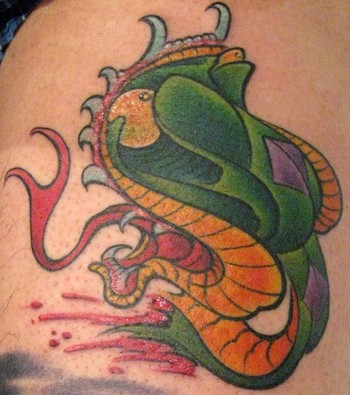 Tattoos - Severed, Snake Head - 42115