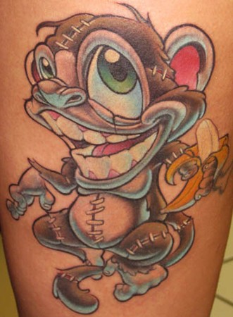 Looking for unique Tattoos Stitch Monkey click to view large image