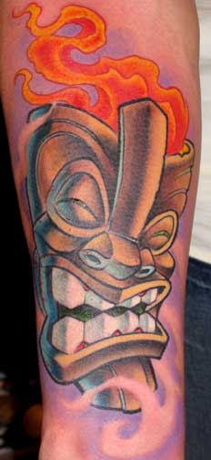 Looking for unique  Tattoos? Fire Tiki
