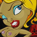 Pin Up and Eyeball Original Art Design Thumbnail