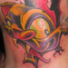 tattoo galleries/ - bat on a neck tattoo