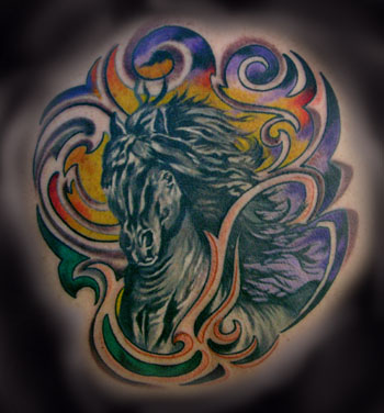 Tattoos - WILD HORSE ! - 23934