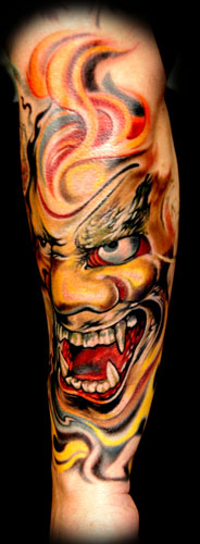 Tattoos - Shishiguchi Demon Mask ! - 28263