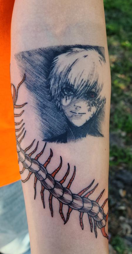 Anime Tokyo Ghoul - Ken Kaneki Tattoo Thumbnail