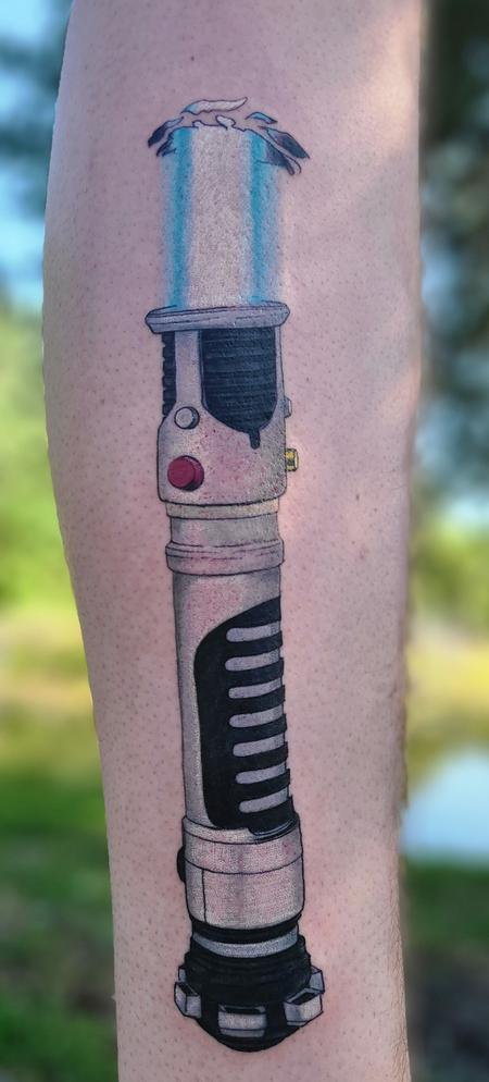 Star Wars - Obi-Wan Kenobi's Lightsaber Tattoo Thumbnail