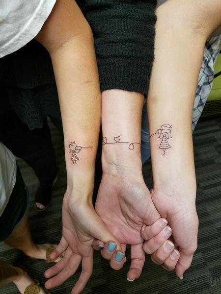 Tattoos - Mother and Daughter Tattoo - 129371