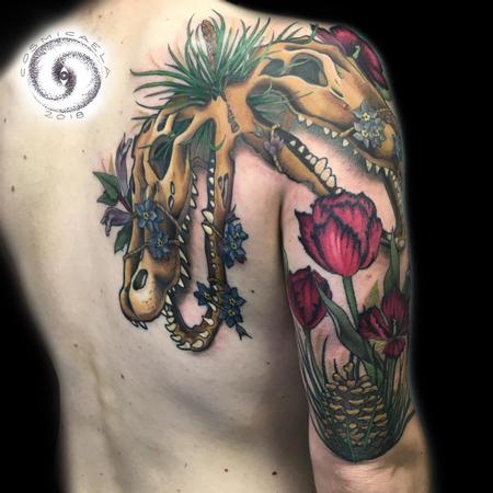 Tattoos - Alligator Botanical  - 133387