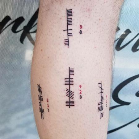 Tattoos - Ogham Alphabet Tattoo - 129388