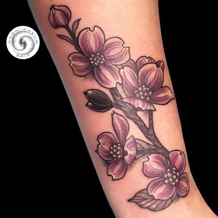 Tattoos - Dogwood Branch  - 133393