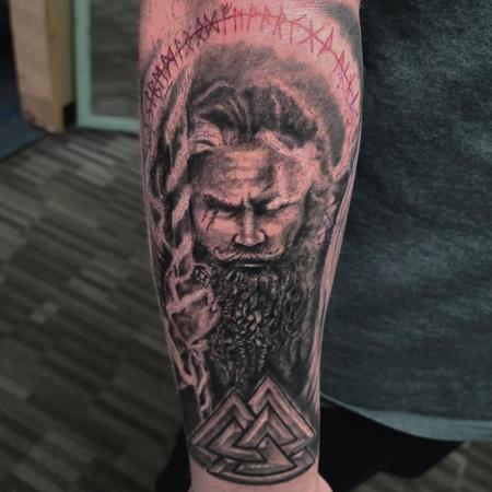 The Allfather Odin Tattoo Thumbnail