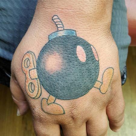 Tattoos - Bomba Hand Tattoo - 127025