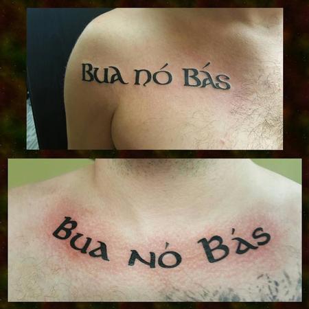 Tattoos - Bua N Bs Script Tattoo - 127026