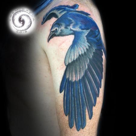 Tattoos - Color Raven  - 133386