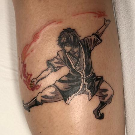 Prince Zuko from Avatar (Anime) Tattoo Thumbnail